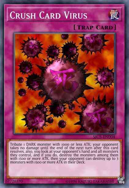 Crush Card Virus - PGL2-EN070 - Gold Rare - 1st Edition