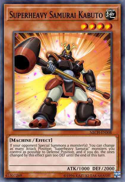 Superheavy Samurai Kabuto - NECH-EN008 - Common - Unlimited