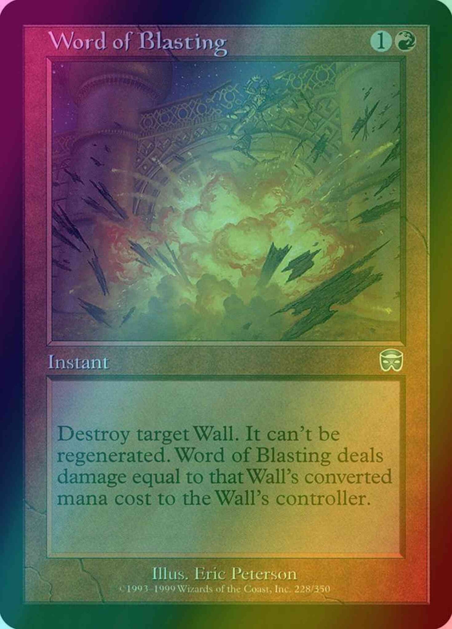 Word of Blasting [228] [Mercadian Masques] [Foil]