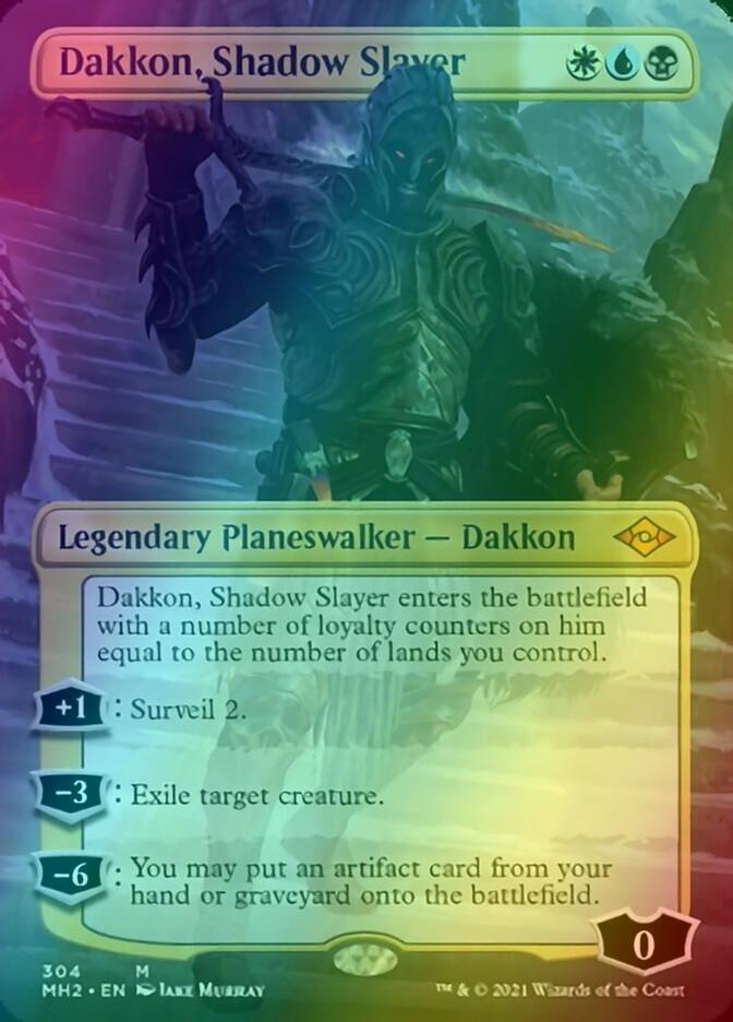 Dakkon, Shadow Slayer [304] [Borderless] [Modern Horizons 2] [Foil]