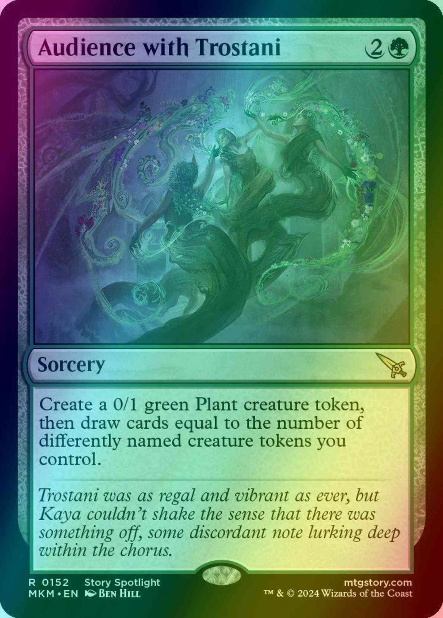 Audience with Trostani [152] [Murders at Karlov Manor] [Foil]