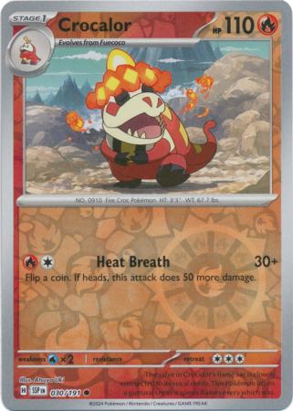 Crocalor - 030/191 - Common [sv08-030] [Reverse Holo]