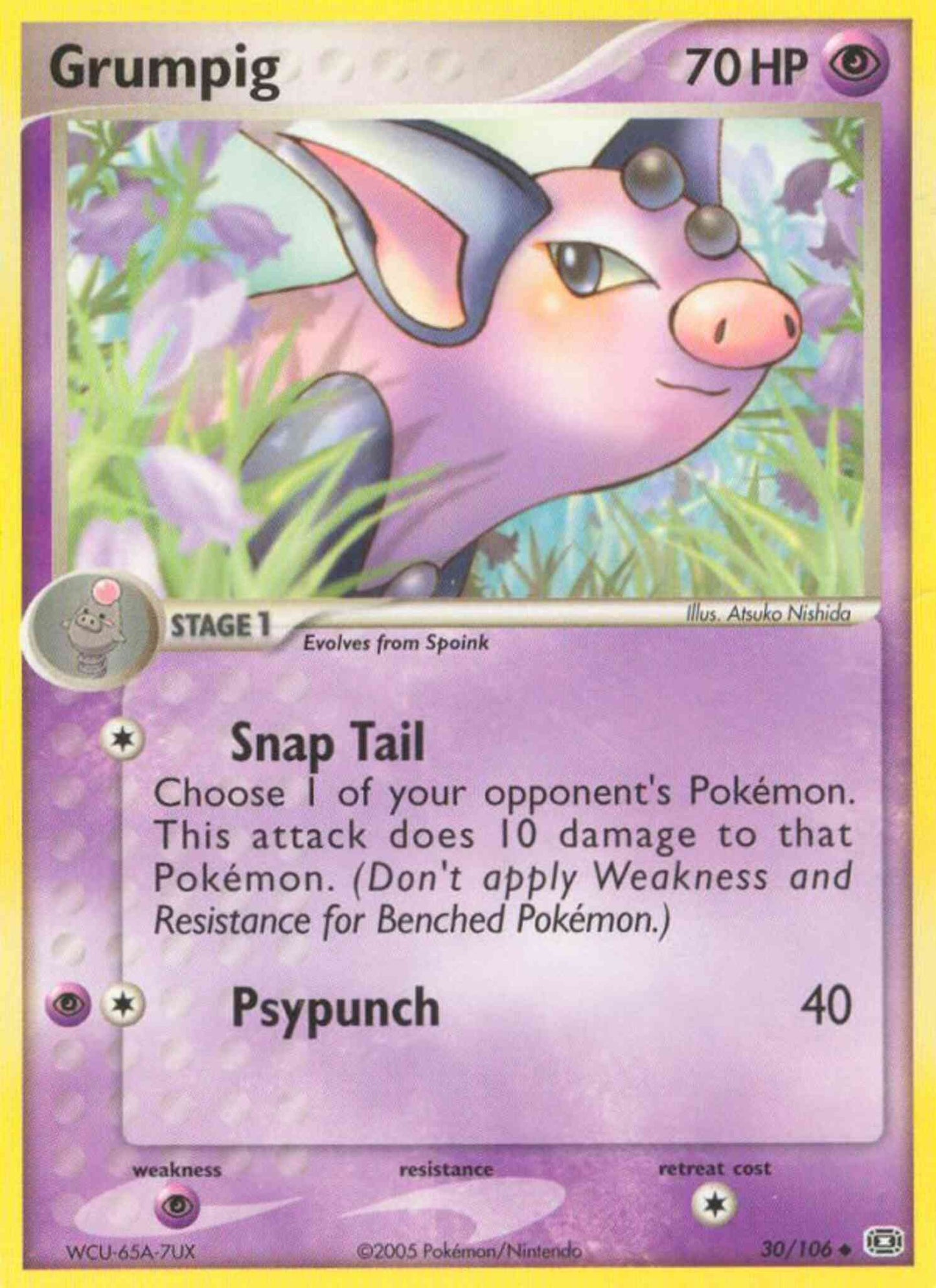 Grumpig - 30/106 - Uncommon [ex9-30] [Reverse Holo]
