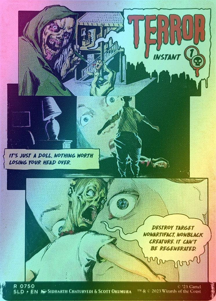 Terror // Terror [0750] [Borderless] [Creepshow] [Secret Lair Drop] [Foil]