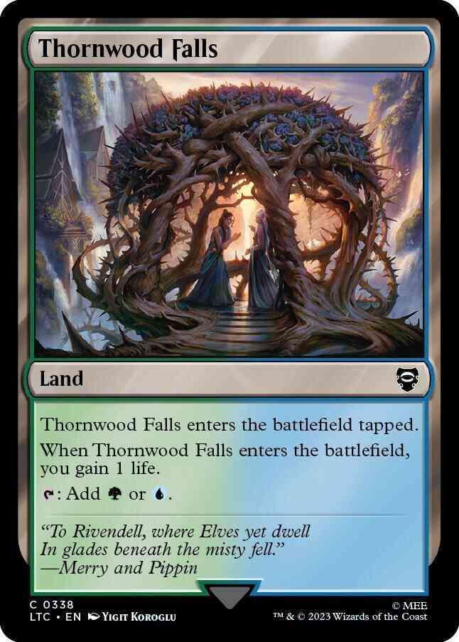 Thornwood Falls [338] [The Lord of the Rings: Tales of Middle-earth: Commander] [Non-Foil]