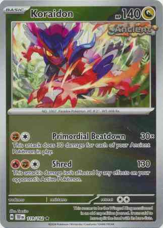 Koraidon - 119/162 - Rare [sv05-119] [Reverse Holo]