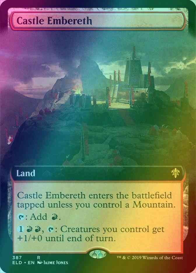 Castle Embereth [387] [Extended Art] [Throne of Eldraine] [Foil]