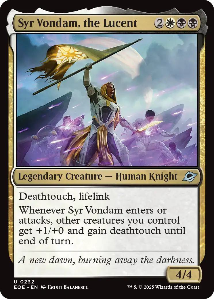 Syr Vondam, the Lucent [232] [Edge of Eternities] [Non-Foil]