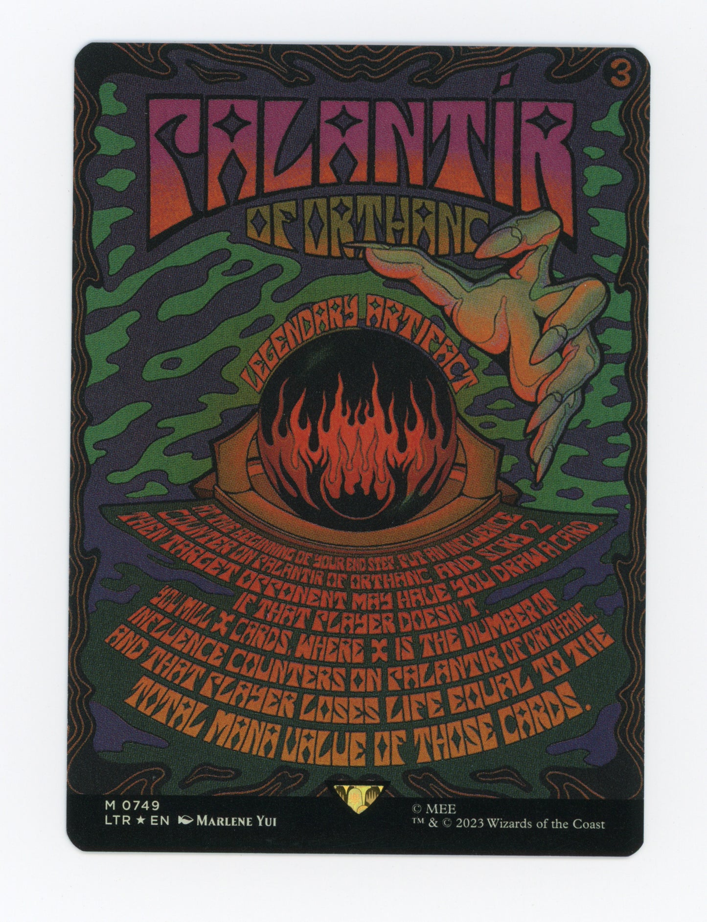 Palantír of Orthanc — Borderless|Poster|Foil — ID 18802