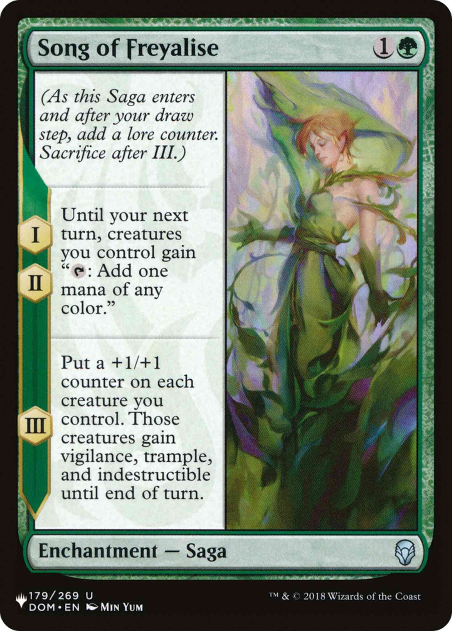 Song of Freyalise [DOM-179] [The List] [Non-Foil]