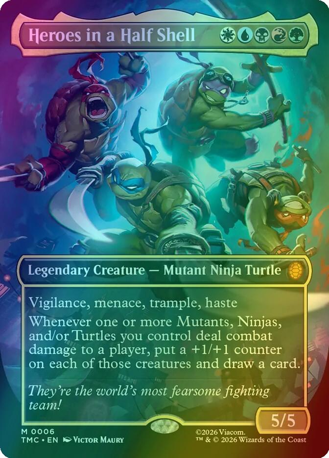 Heroes in a Half Shell [6] [Borderless] [Teenage Mutant Ninja Turtles Eternal] [Foil]