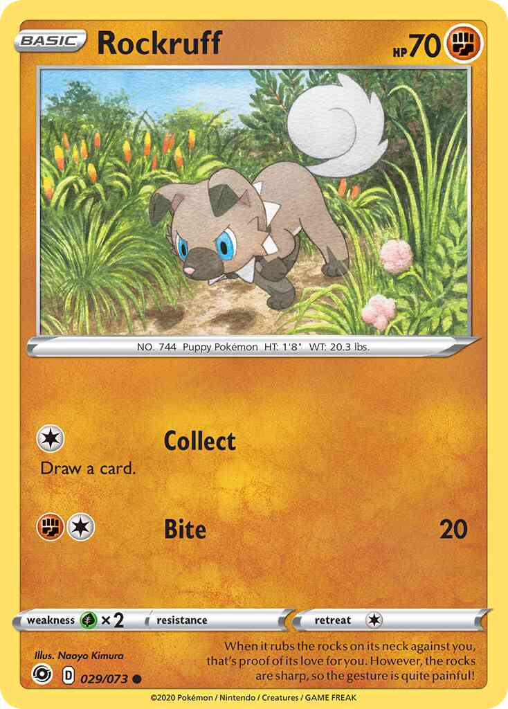Rockruff - 029/073 - Common [swsh35-029] [Non-Holo]