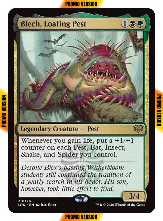 Blech, Loafing Pest [176p] [Promo Pack] [Secrets of Strixhaven Promos] [Non-Foil]