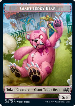 Acorn Stash Token (06) // Giant Teddy Bear Token (05) [Unsanctioned Tokens] [Non-Foil]