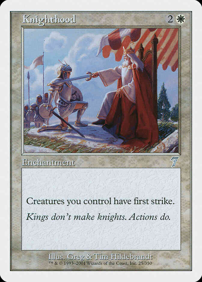 Knighthood [25] [Seventh Edition] [Non-Foil]
