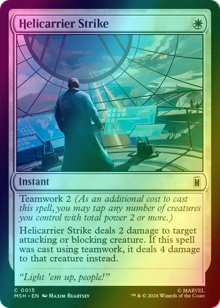 Helicarrier Strike [15] [Marvel Super Heroes] [Foil]