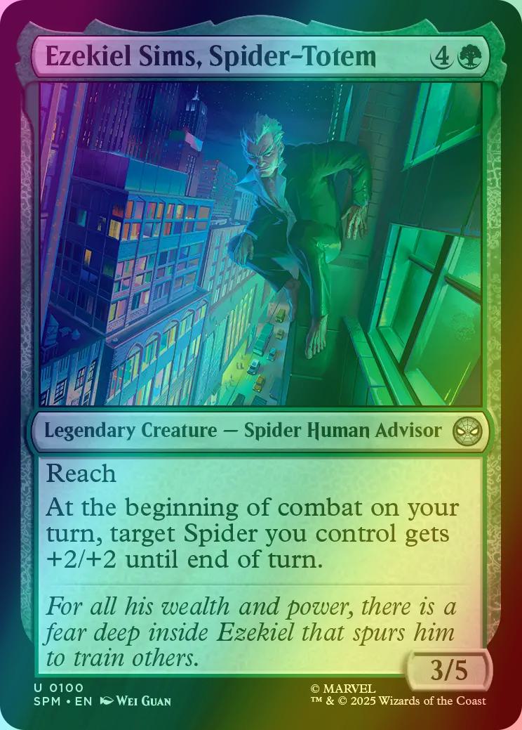 Ezekiel Sims, Spider-Totem [100] [Marvel's Spider-Man] [Foil]