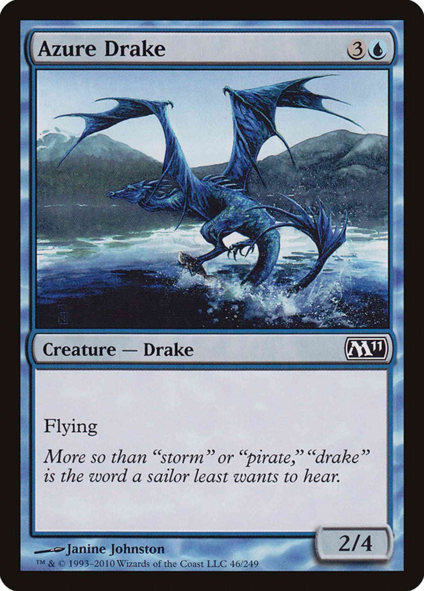 Azure Drake [46] [Magic 2011] [Non-Foil]