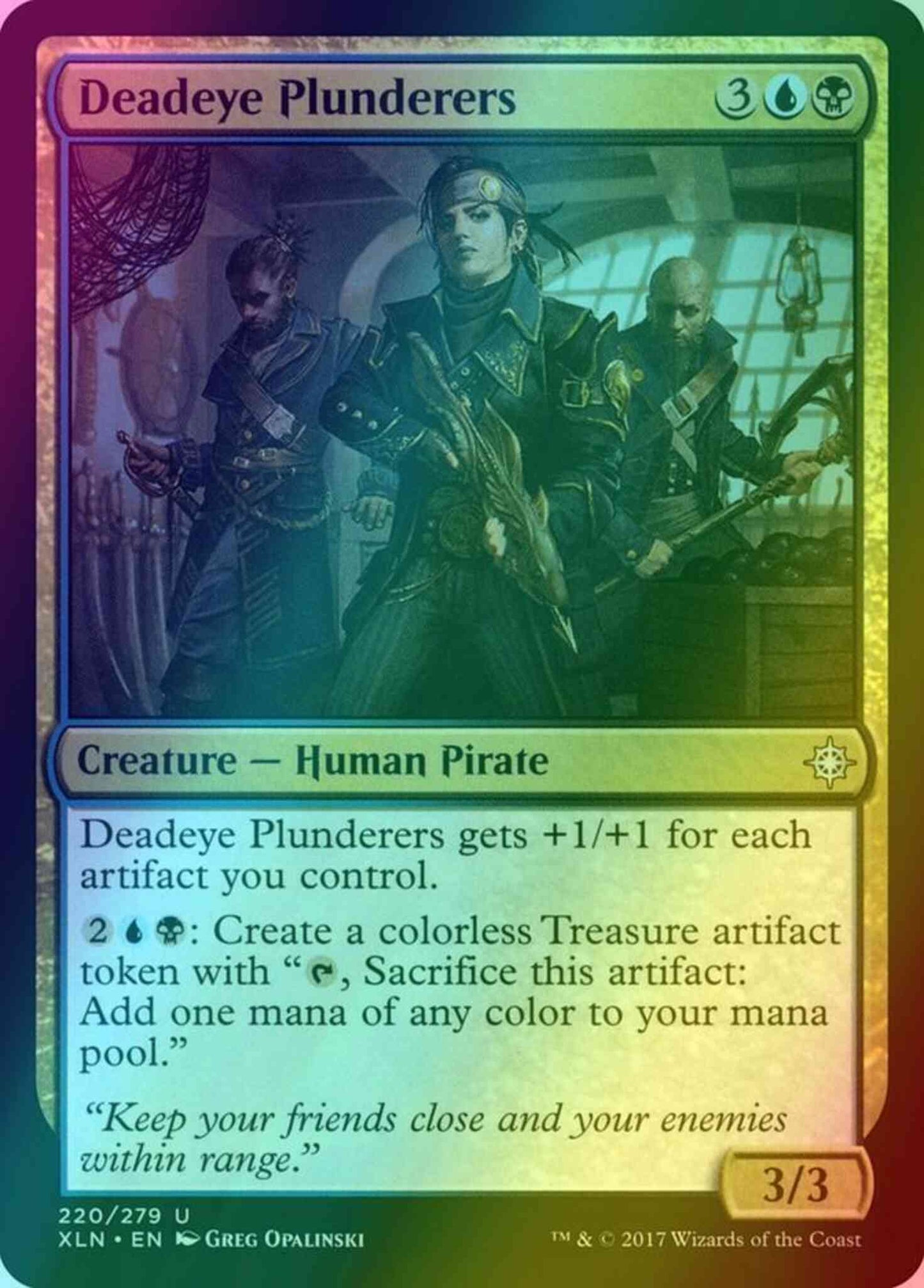 Deadeye Plunderers [220] [Ixalan] [Foil]