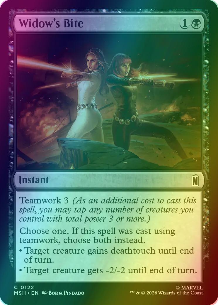 Widow's Bite [122] [Marvel Super Heroes] [Foil]