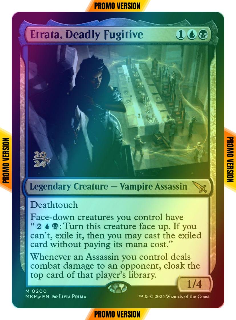 Etrata, Deadly Fugitive [200s] [Prerelease] [Murders at Karlov Manor: Promos] [Foil]