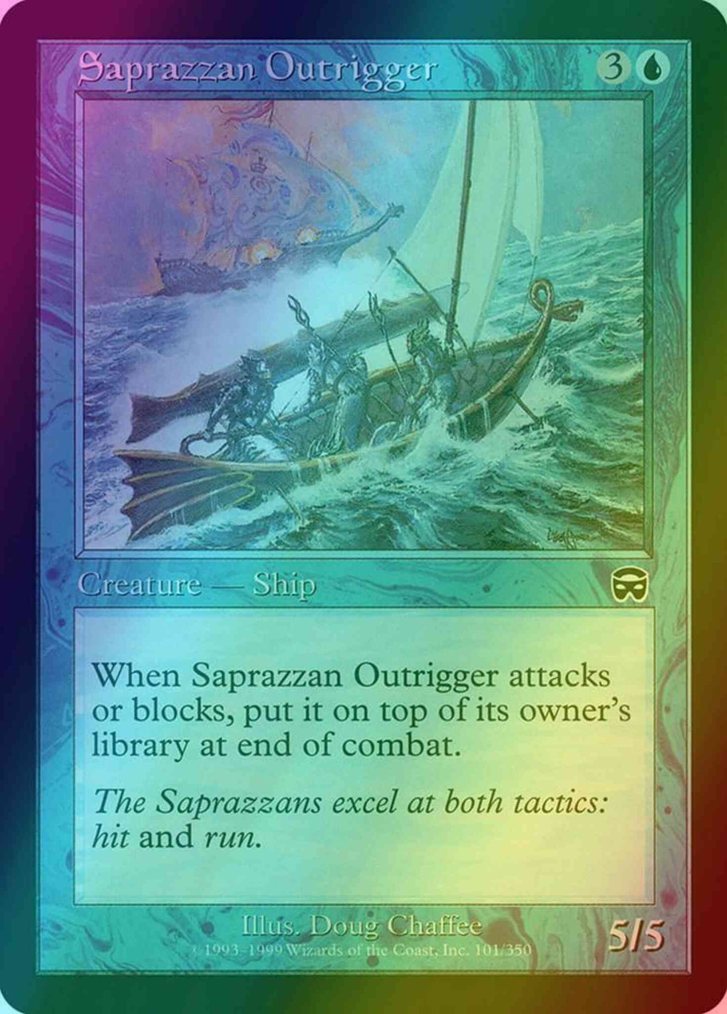 Saprazzan Outrigger [101] [Mercadian Masques] [Foil]