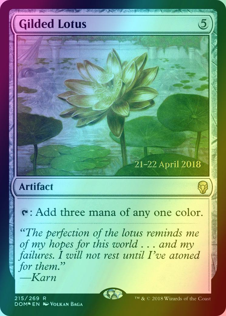 Gilded Lotus [215s] [Dominaria Promos] [Foil]