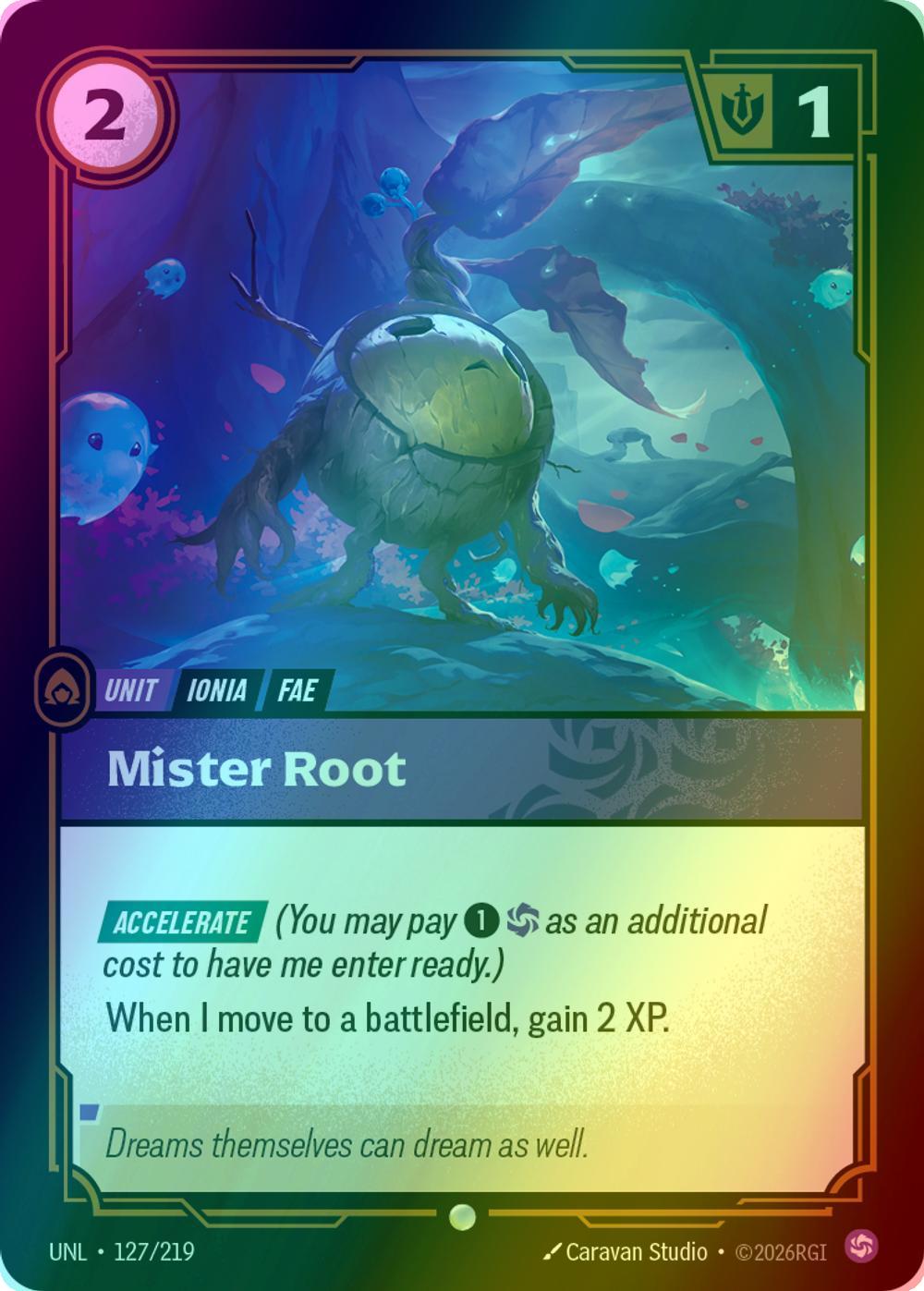 Mister Root - 127/219 [Unleashed] [Foil]
