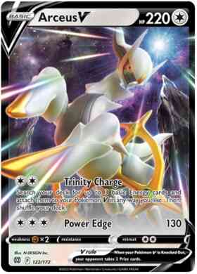 Arceus V - 122/172 - Rare Holo V [swsh9-122] [Ultra]