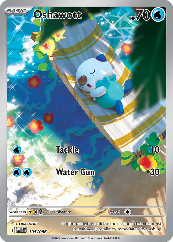 Oshawott - 105/086 - Illustration Rare [sv105w-105] [Ultra]