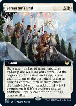 Semester's End [292] [Extended Art] [Strixhaven: School of Mages] [Non-Foil]