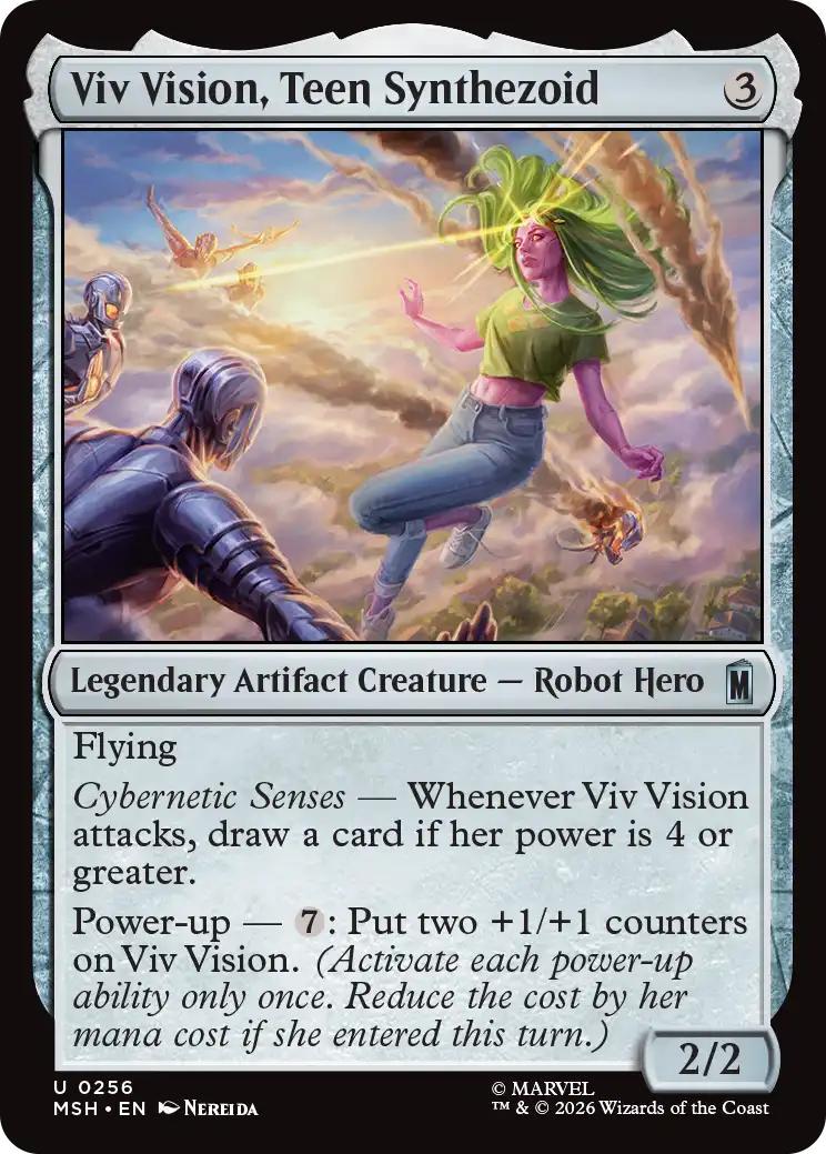 Viv Vision, Teen Synthezoid [256] [Marvel Super Heroes] [Non-Foil]