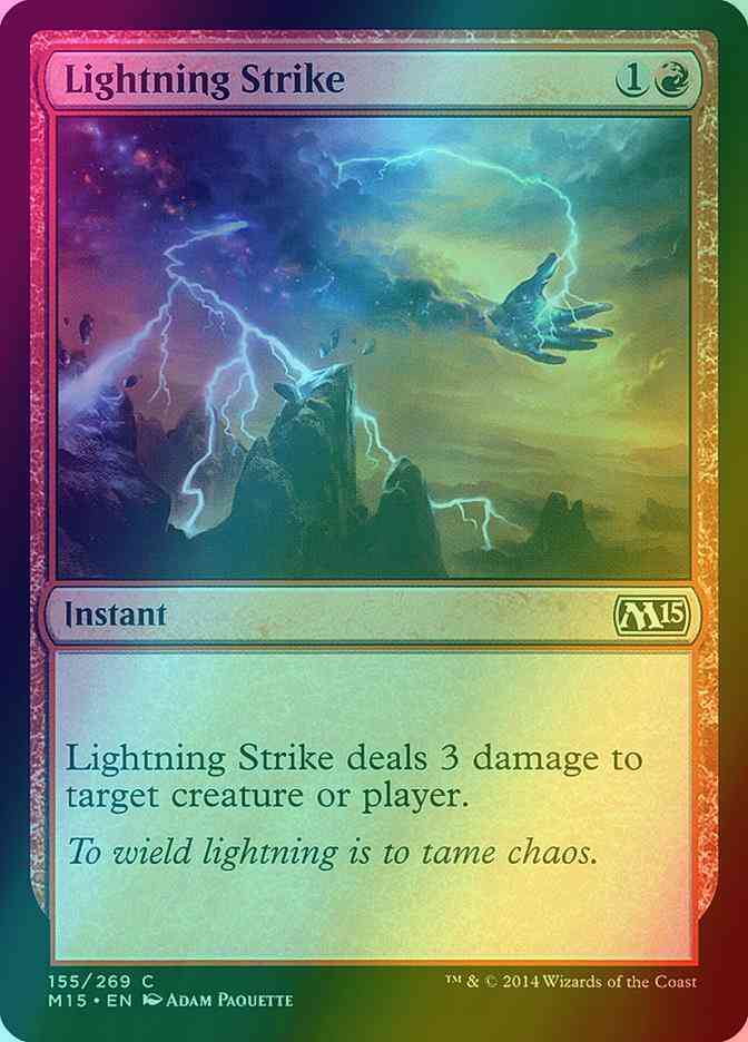 Lightning Strike [155] [Magic 2015] [Foil]