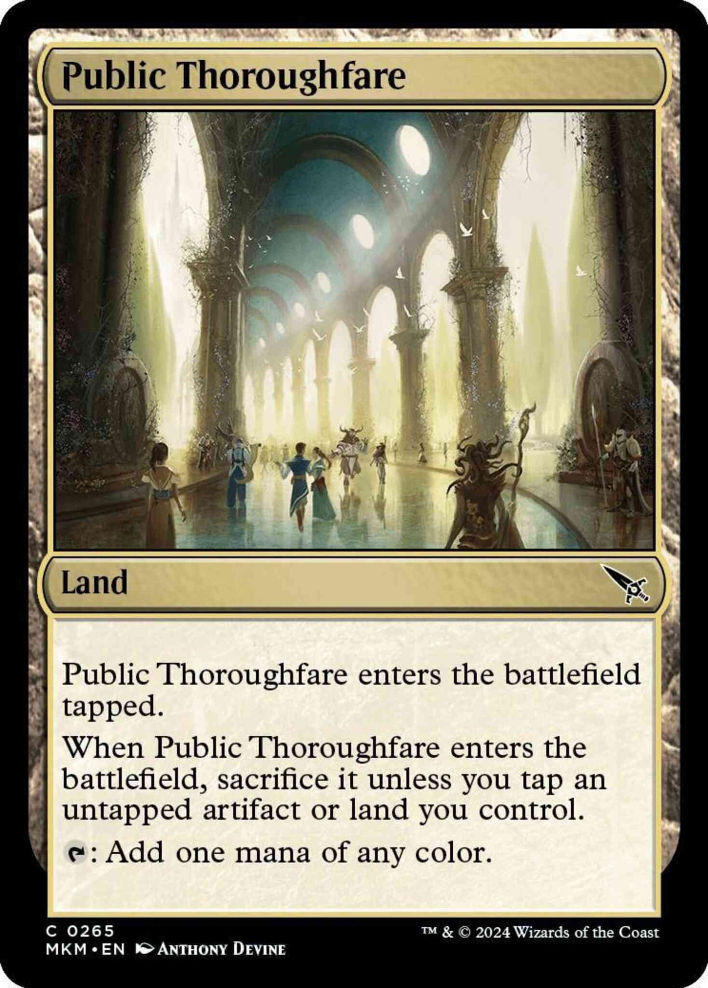 Public Thoroughfare [265] [Murders at Karlov Manor] [Non-Foil]