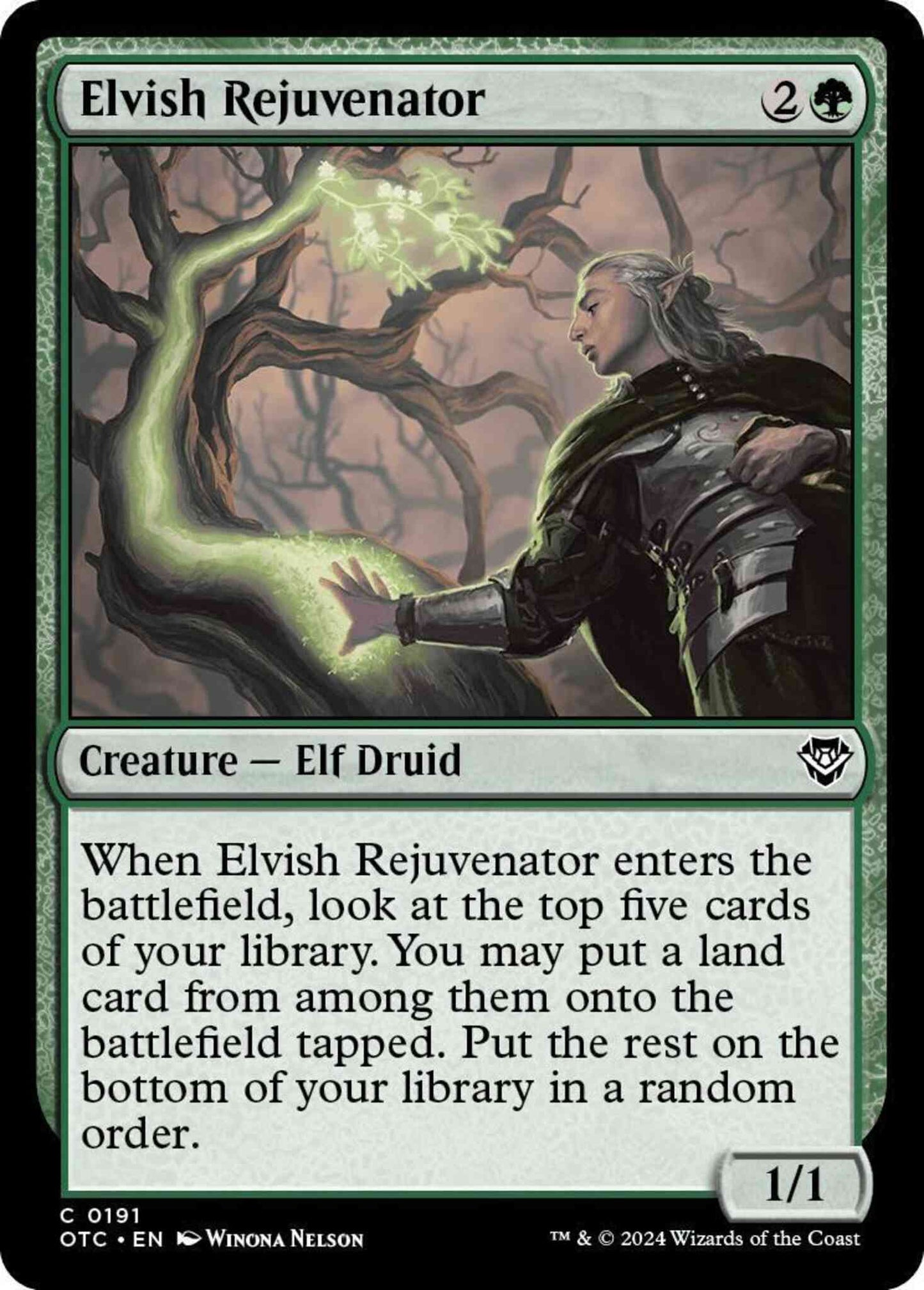 Elvish Rejuvenator [191] [Outlaws of Thunder Junction: Commander] [Non-Foil]