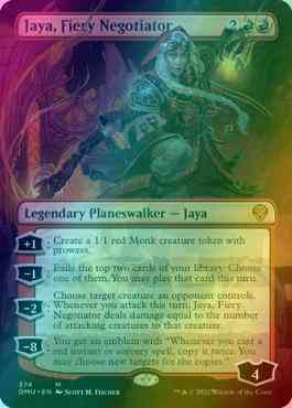 Jaya, Fiery Negotiator [374] [Borderless] [Dominaria United] [Foil]