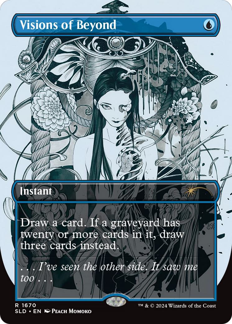 Visions of Beyond [1670] [Borderless] [Peach Momoko] [Secret Lair Drop] [Foil]