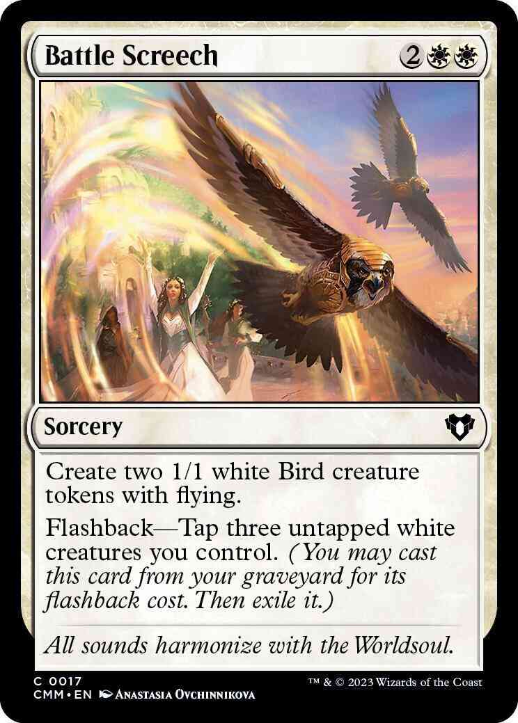 Battle Screech [17] [Commander Masters] [Non-Foil]