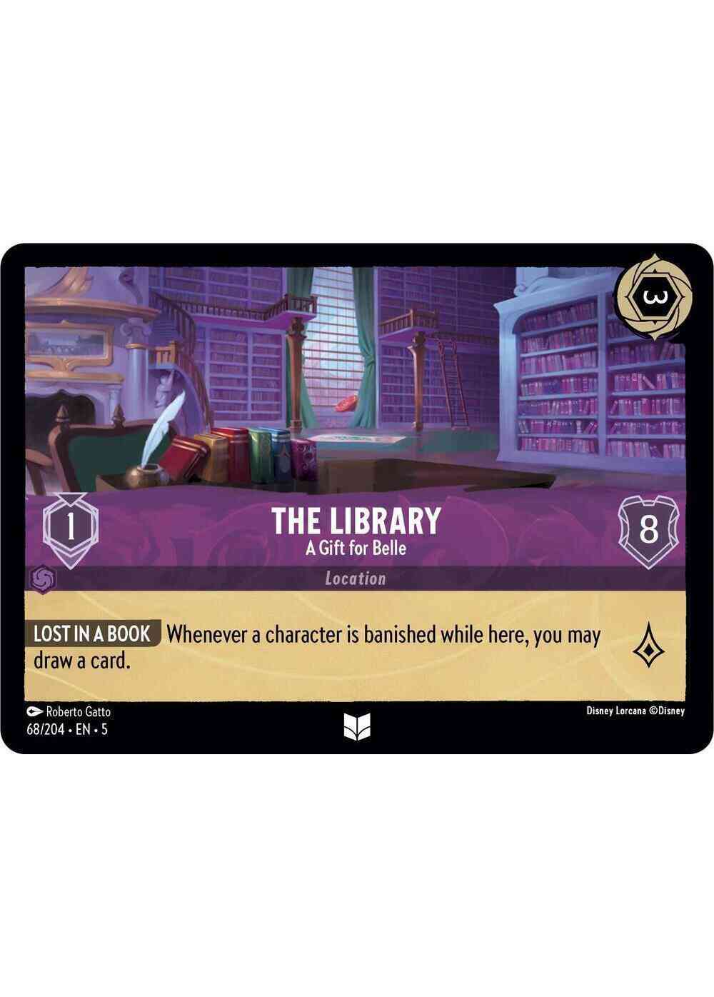 The Library - A Gift for Belle - 68/204 [Shimmering Skies] [Non-Foil]