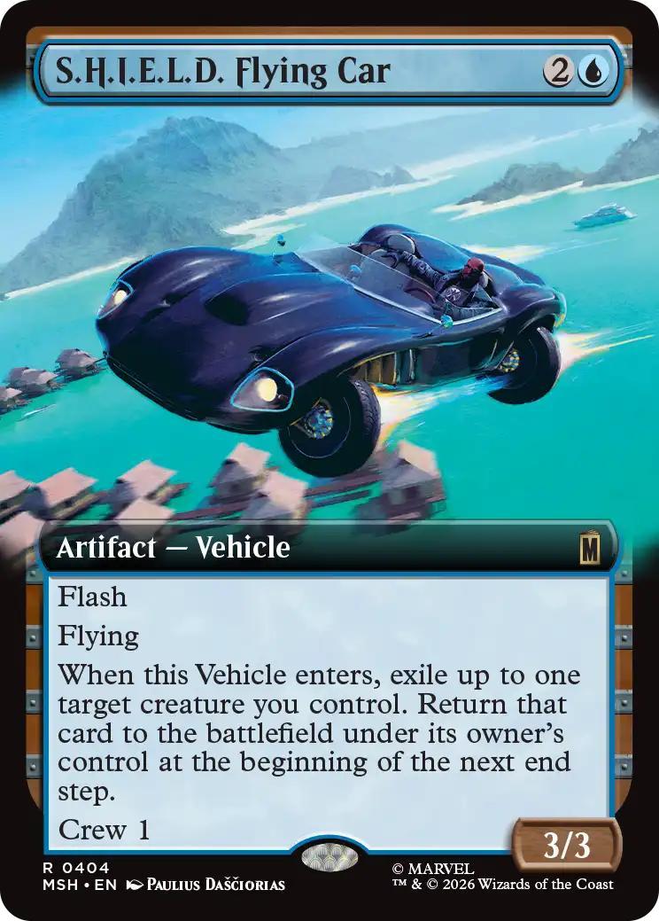 S.H.I.E.L.D. Flying Car [404] [Extended Art] [Marvel Super Heroes] [Non-Foil]