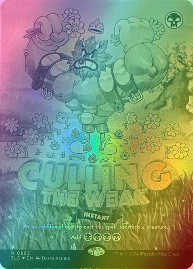 Culling the Weak [0883] [Borderless] [Grayscale] [Twisted Toons] [Secret Lair Drop] [Foil]