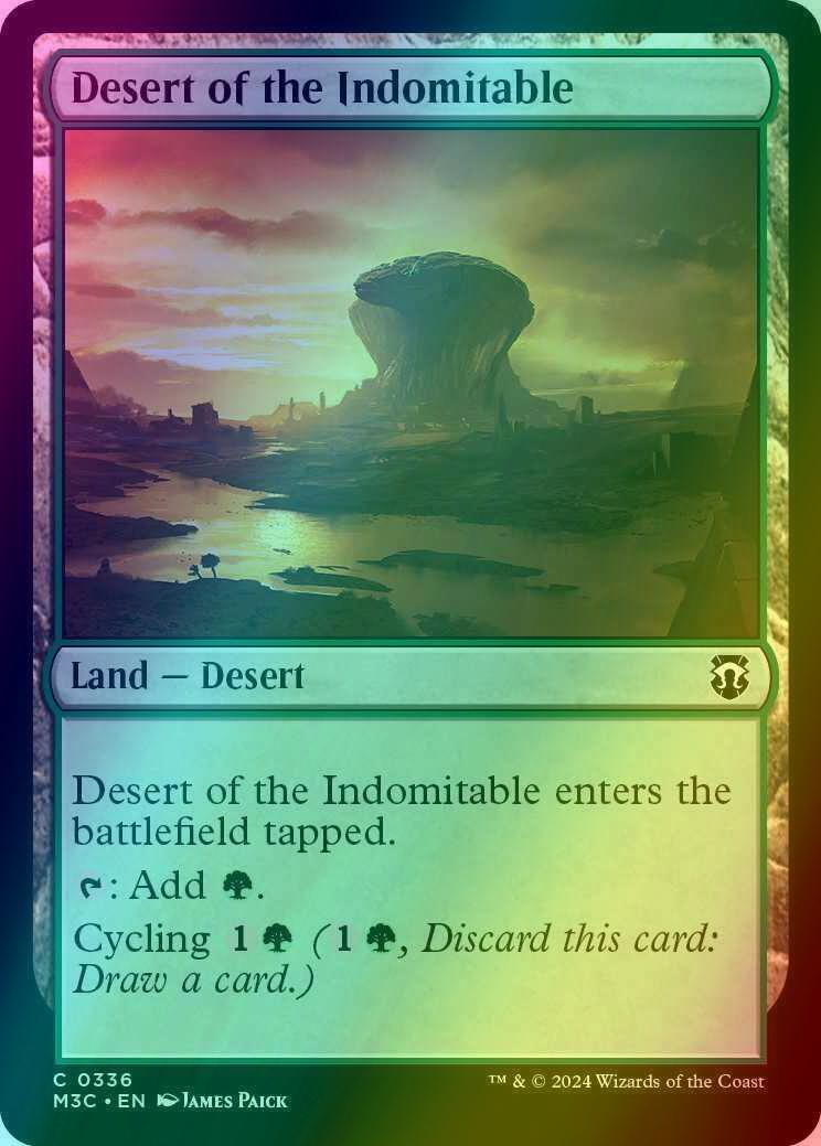 Desert of the Indomitable [336] [Modern Horizons 3: Commander] [Ripple Foil]