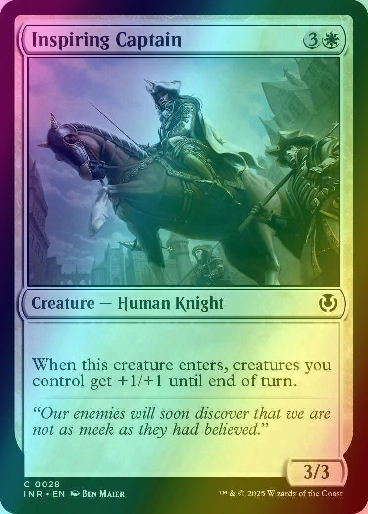 Inspiring Captain [28] [Innistrad Remastered] [Foil]