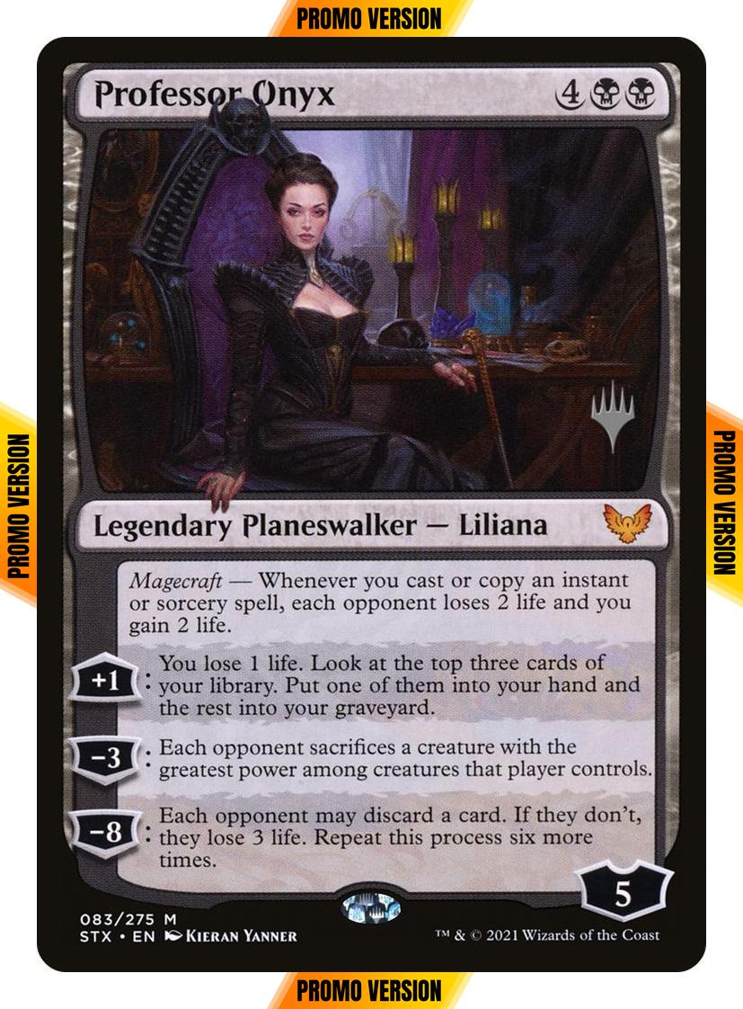 Professor Onyx [Promo Pack] [83p] [Strixhaven: School of Mages Promos] [Non-Foil]