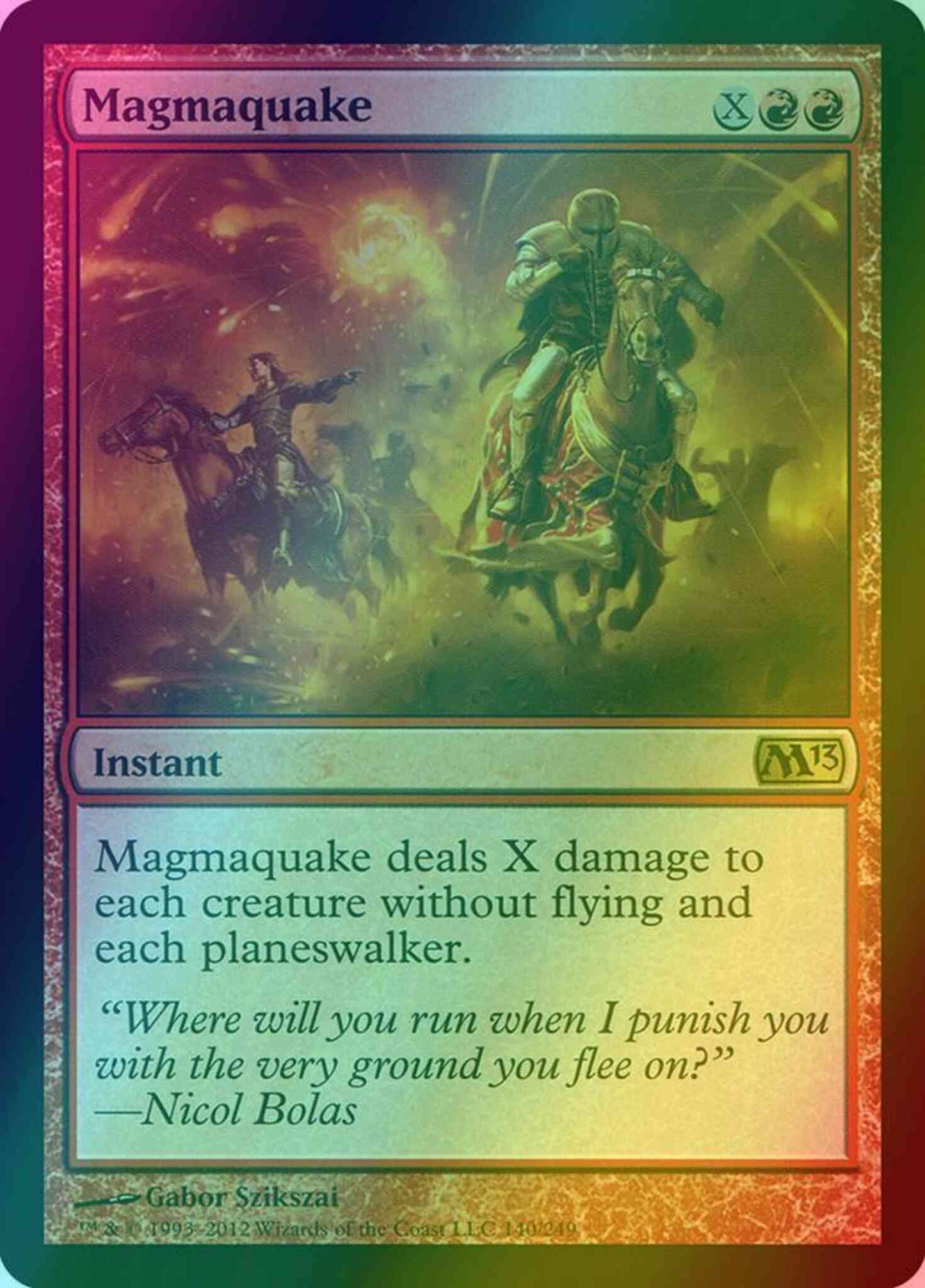 Magmaquake [140] [Magic 2013] [Foil]