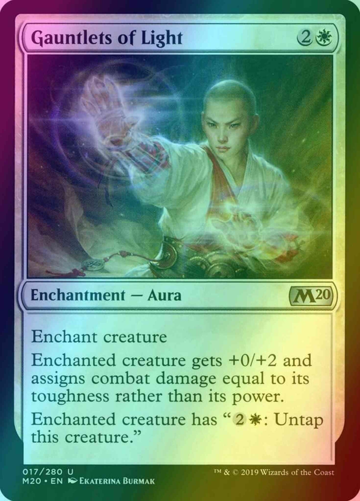 Gauntlets of Light [17] [Core Set 2020] [Foil]