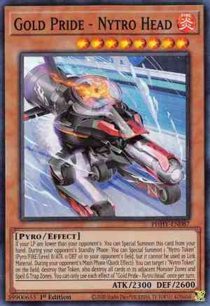 Gold Pride - Nytro Head - PHHY-EN087 - Super Rare - 1st Edition