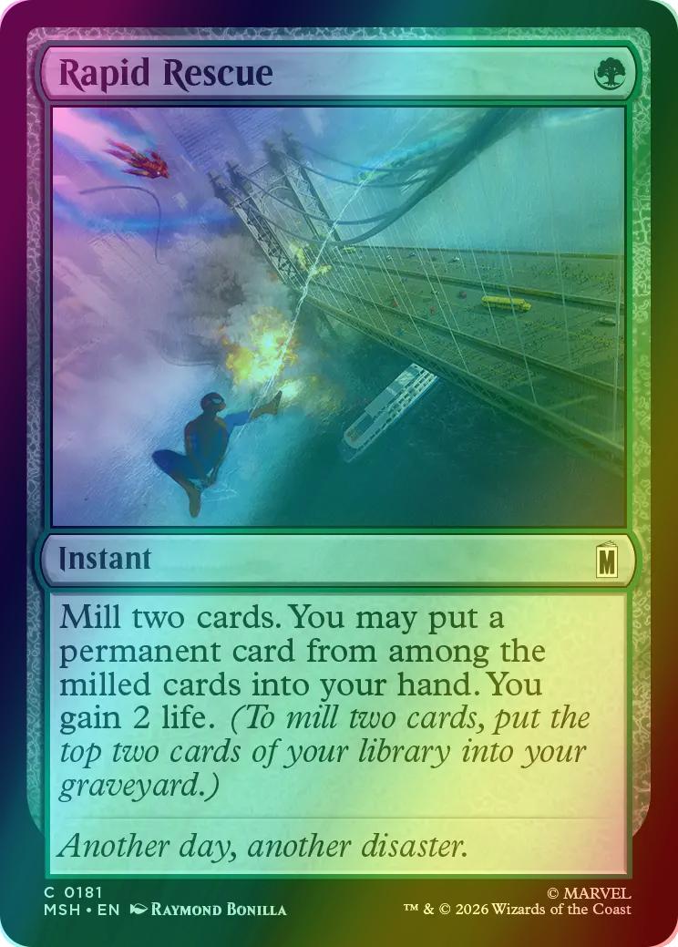 Rapid Rescue [181] [Marvel Super Heroes] [Foil]