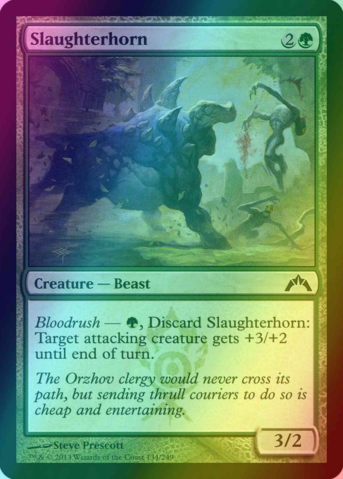 Slaughterhorn [134] [Gatecrash] [Foil]