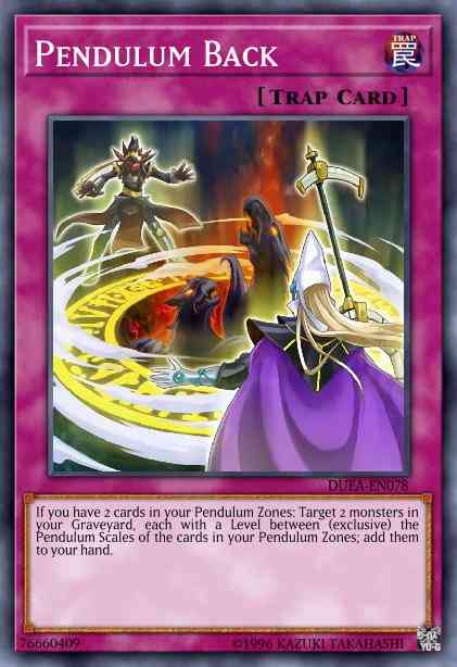Pendulum Back - DUEA-EN078 - Super Rare - 1st Edition